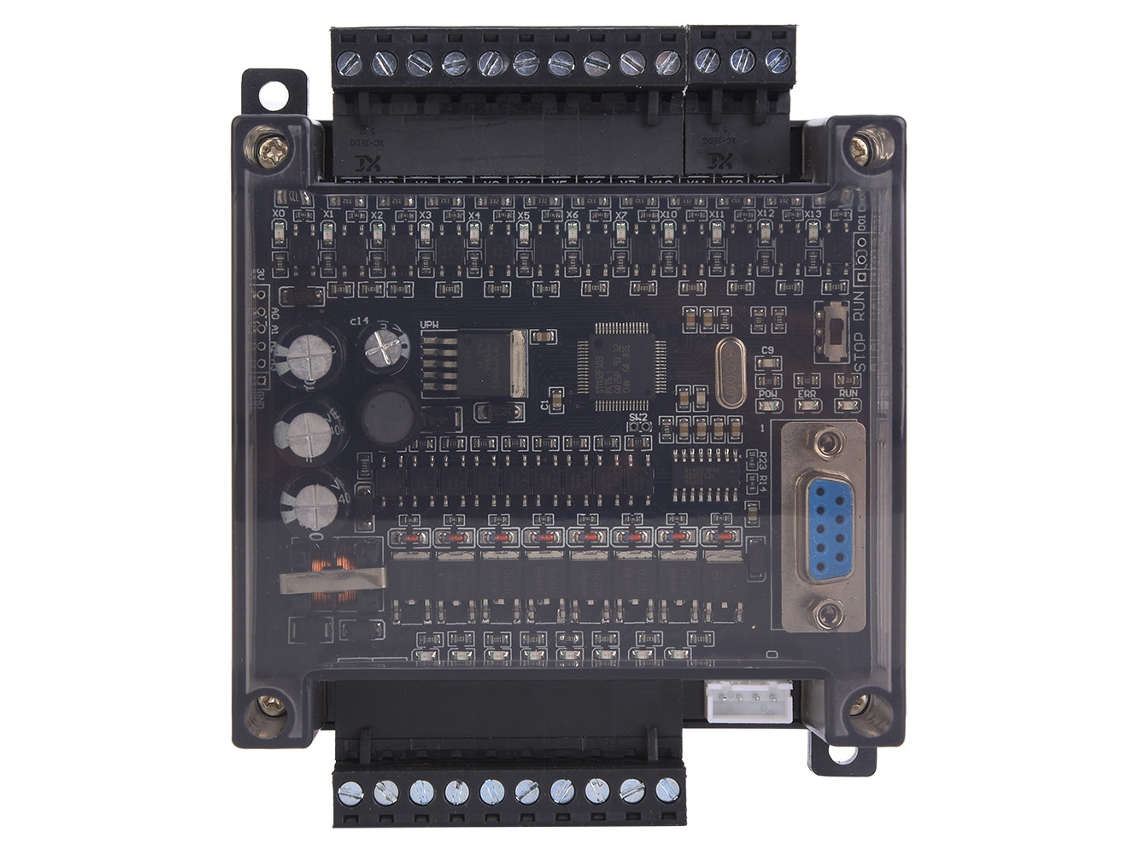 Controlador Programável Fx1n 14mr com Placa Plc e Módulo de Relé | S/MARCA