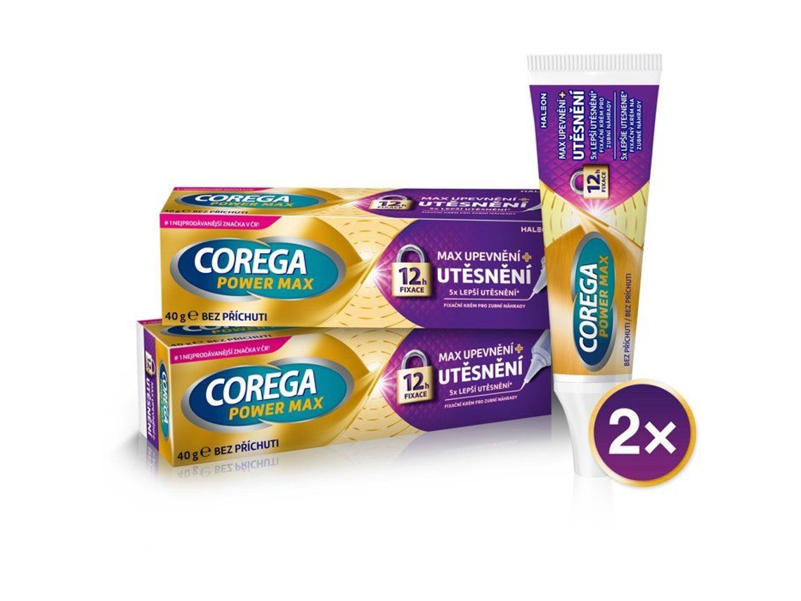 Selo de fixação Max. 2×40 G Corega