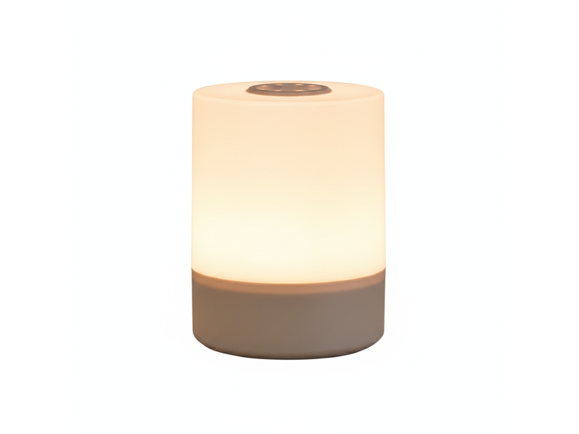 Luz Noturna Led Recarregável Com Controle Por Toque, Intensidade Ajustável E 3 Temperaturas De Cor, Lâmpada Suave Para Os Olhos, Ideal Para Quarto
