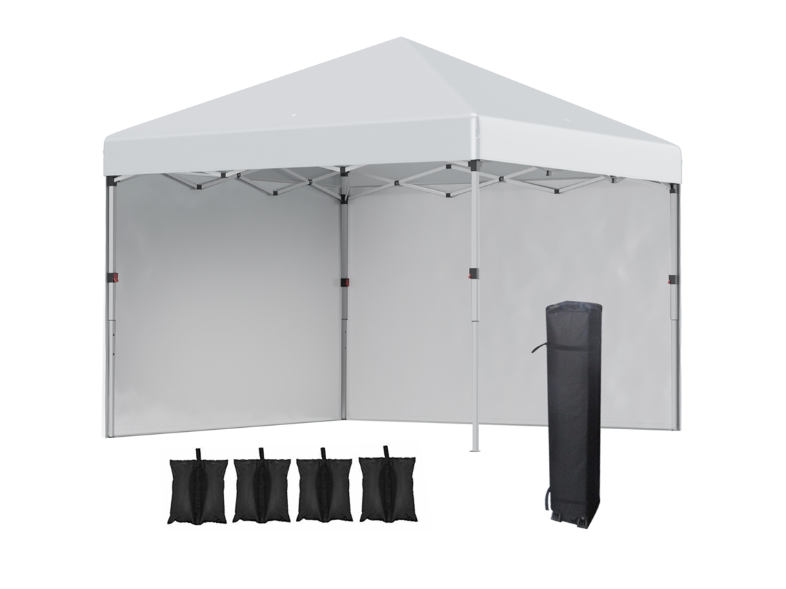 Tenda Pop up Jardim Altura Regulável Proteção Uv30+ 2 Paredes Laterais Bolsa DECORALAR TECH