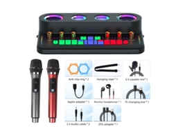 S20 Versão Em Inglês Placa De Som Alto Falante Karaokê Bluetooth Alto Falante