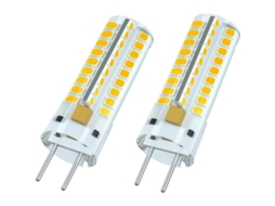 Lâmpada Led Filamento Gy6.35 12v 7w, Branco Quente 3000k, Ângulo 360°, Substitui Lâmpada Halógena 50w (2 Unidades)
