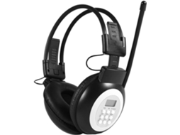 Fone De Ouvido Sem Fio Goshyda, Design Circumaural, Rádio Fm, Cancelamento De Ruído, Dobrável, Tamanhos P M, Com Botões