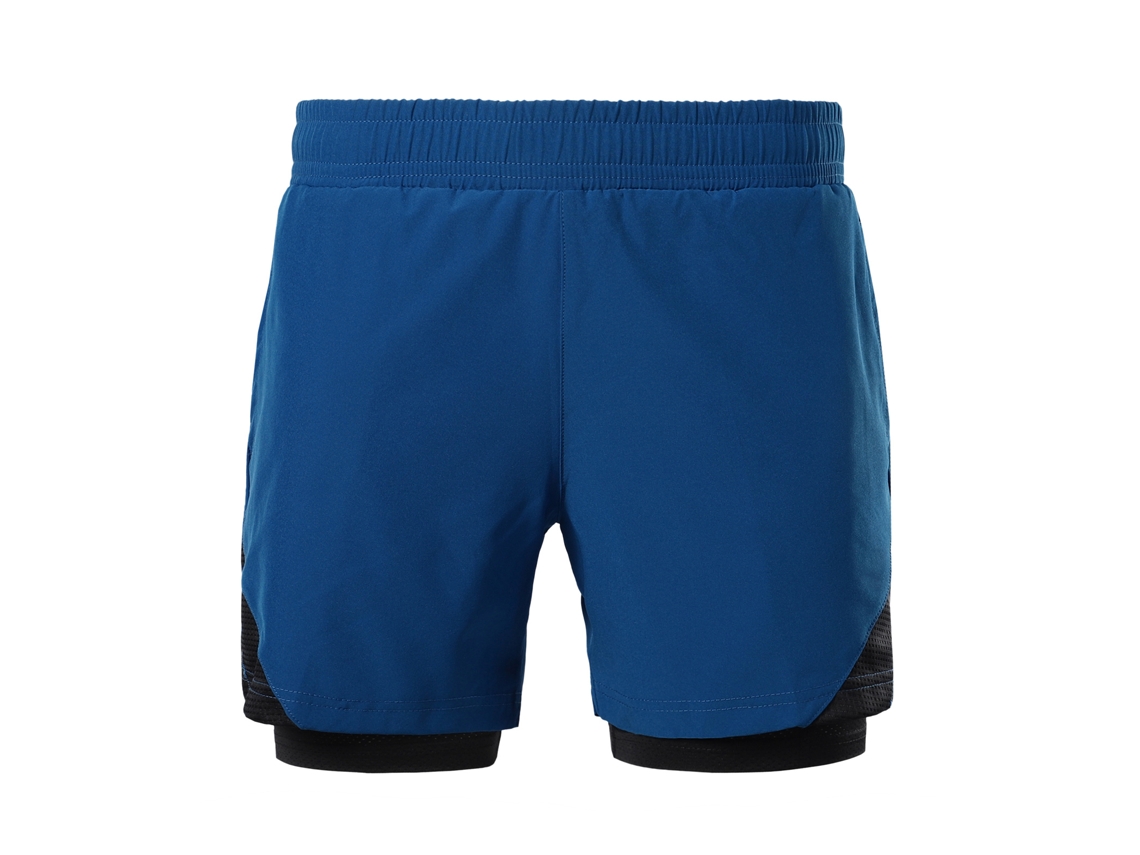 Mali shorts de Corrida Masculino 2 em 1 com Alça para Toalha e Bolsos Secagem Rápida para Treino Academia