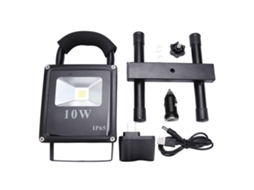 Rebe-linterna Led Portátil De 10w Multifunção Para Camping E Exterior, Lâmpada De Trabalho E Tenda (preto)