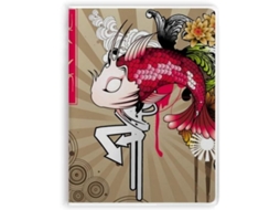 Carnet De Notas Com Sopa De Cobertura Motif Vagues De Carpe Japonaise