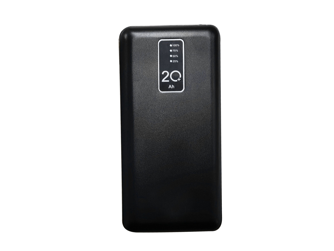 Power Bank portátil de 20000mAh com carregamento rápido e display digital