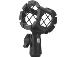 Suporte de microfone AQUAFORGE de 110 mm com suspensão antichoque