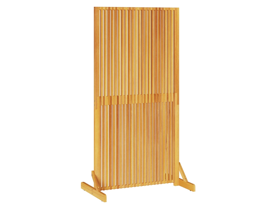 Conjunto 1 Tela De Quarto Vidaxl Castanho Madeira De Acácia Maciça (79,5 X 50 X 150 Cm)