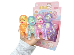 Laxiscreed Brinquedo De Gel Com Pó De Ouro E Cor Laranja, 8,5cm, Resistente E Fácil De Moldar