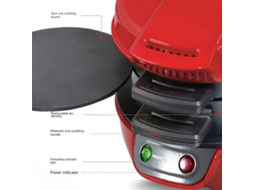 Forno Portátil 600w com Bandeja de Pequeno almoço e Eco, com Agitador de Ovo LAXISCREED