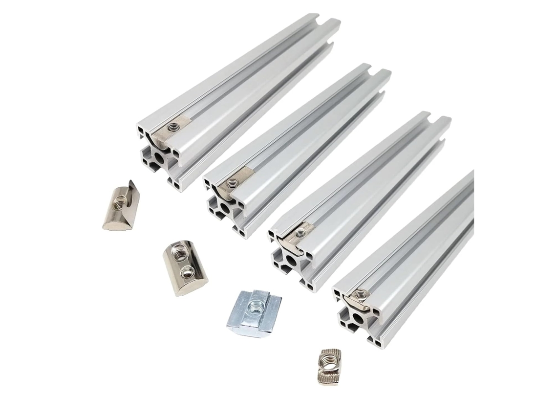Conjunto De 20 Porcas Deslizantes Em Forma T, Tamanhos M3 A M10, Para