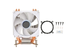 Aetheria cooler de Cpu 9cm com 4 Tubos de Cobre, Ventilador Hidráulico e Iluminação Colorida para Desktop
