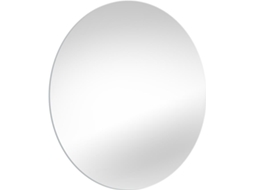 Espelho de casa de banho Cassiopeia com iluminação LED decorativa EMUCA diâmetro 60 cm AC 230V 50Hz 20 W + 12 W Alumínio e Vidro