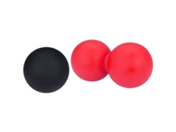 Conjunto de bola de massagem / lacrosse Avento rosa e preto