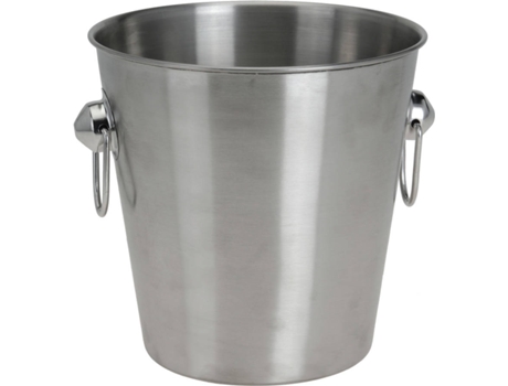 BALDE AÇO INOX. PARA GARRAFAS 21X20CM