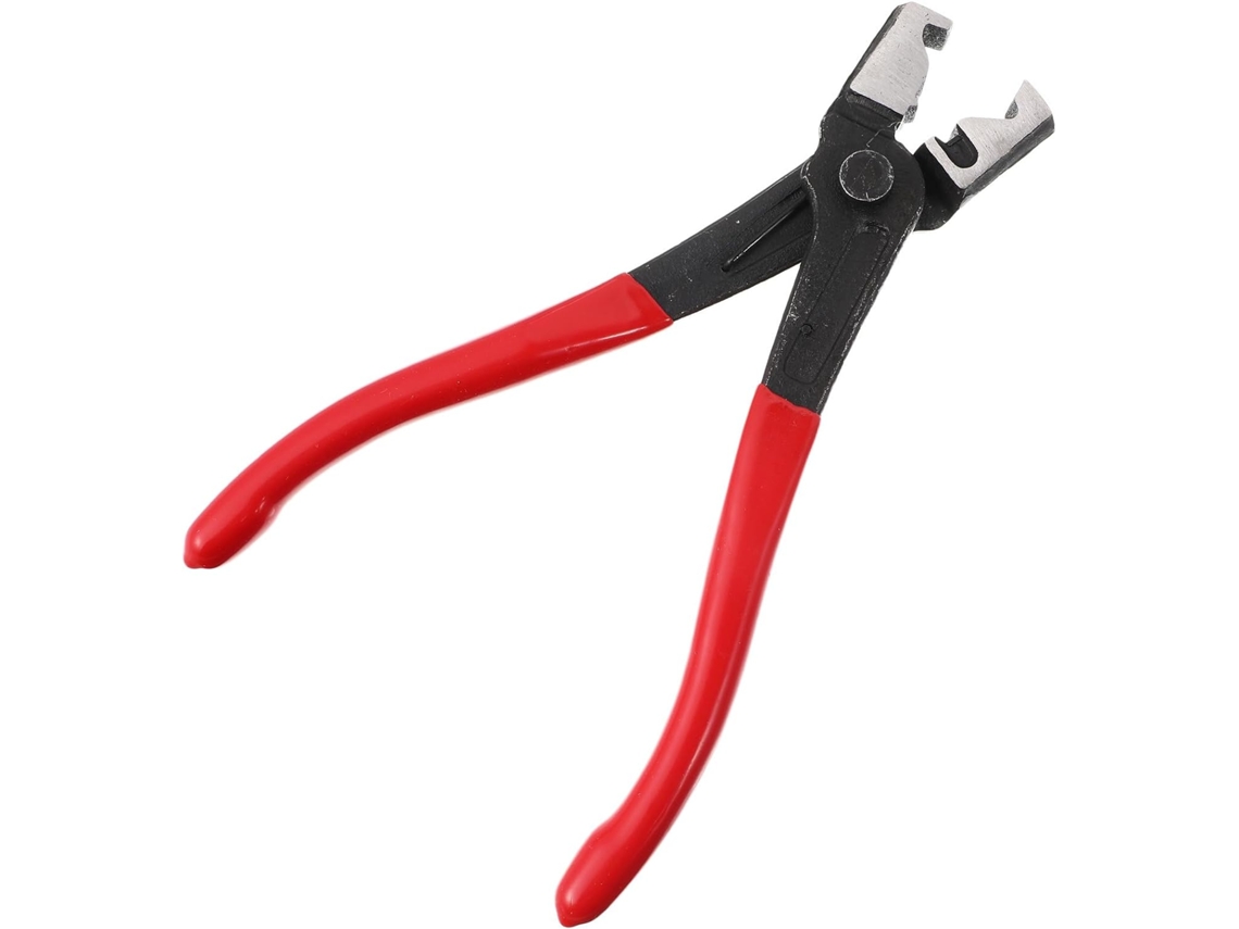 Alicate De Abraçadeira De Mangueira De Metal De Aço Vermelho Com Catraca De Travamento E