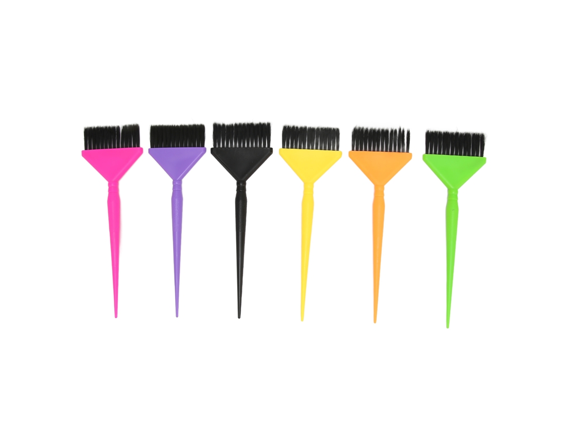 6pcs Pinceles Para Tinte De Cabello Para Salão Y Hogar