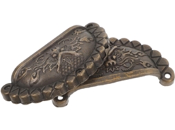 Puxadores De Armário Vintage Em Cobre, Modelo Cabeça De Leão, 2 Peças, Semicirculares