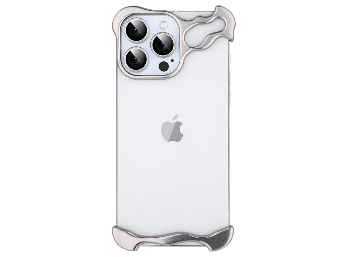 Capa Iphone 14 Pro Alumínio Borderless, Proteção Metálica Shockproof Orysin