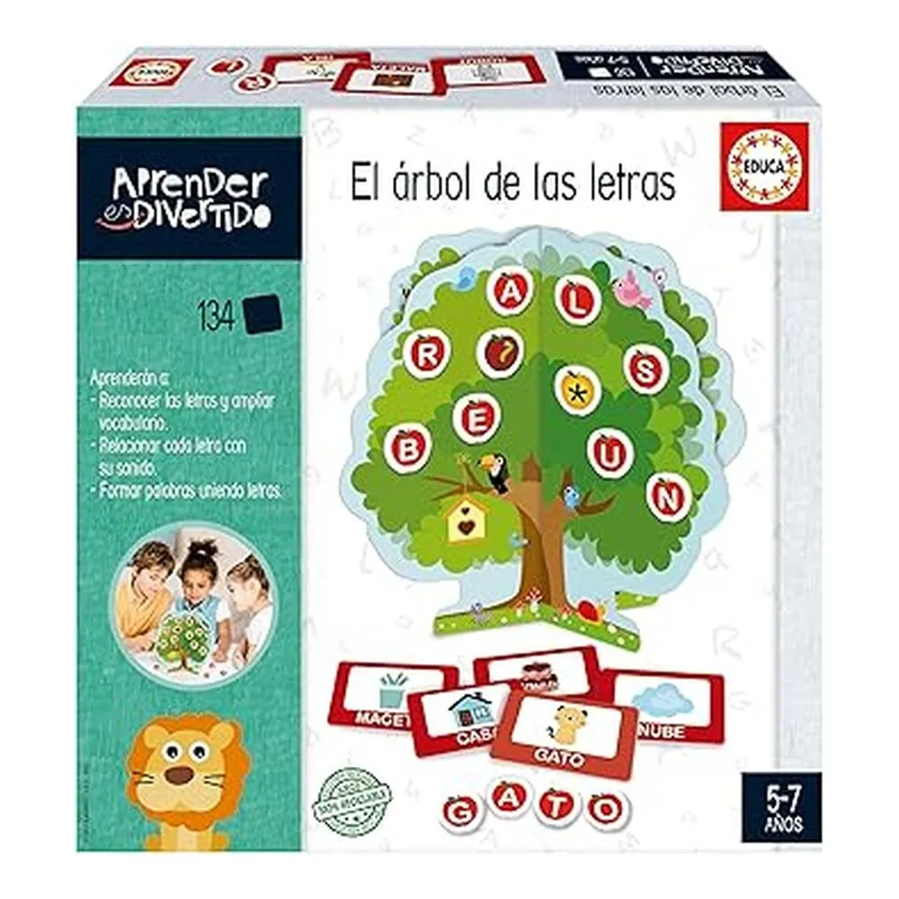Educa El Árbol De Las Letras Juego De Mesa Creación De Palabras 20111 Educa Borrasp25