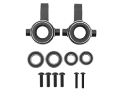 Kit Cojinetes De Copa Direccional Aluminio Para Coche Rc Traxxas Sledg 1/8 4wd Reemplazo Negro