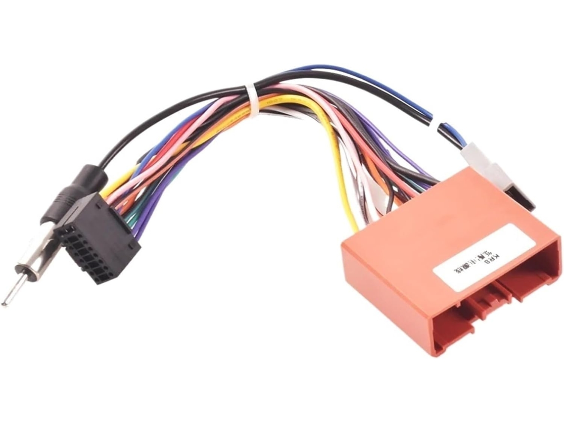 Adaptador De Cabo Chicote Fiação Estéreo Para Rádio Automotivo Android 16 Pinos Mazda 2, 3e 6-adaptador De Cabo Estéreo