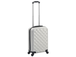 Hardcase Trolley, Hardcase Trolleys Vidaxl Prateado Plástico (n/a)