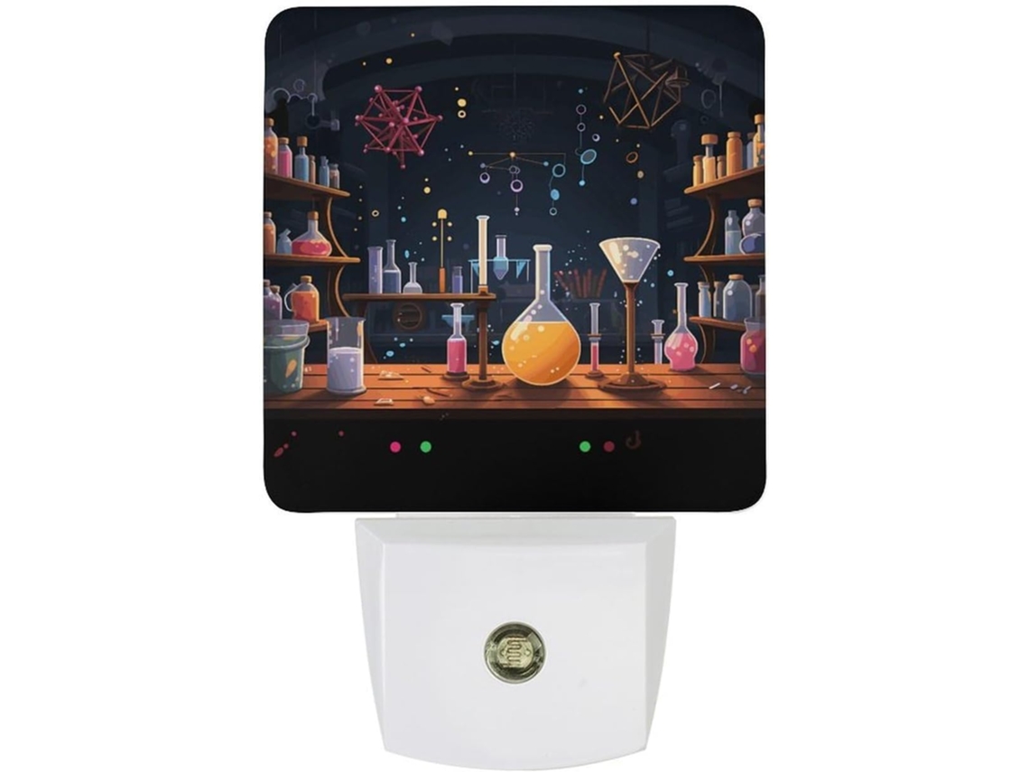 Luminária Noturna De Parede Com Sensor Crepuscular, Led 0,5 W, Design
