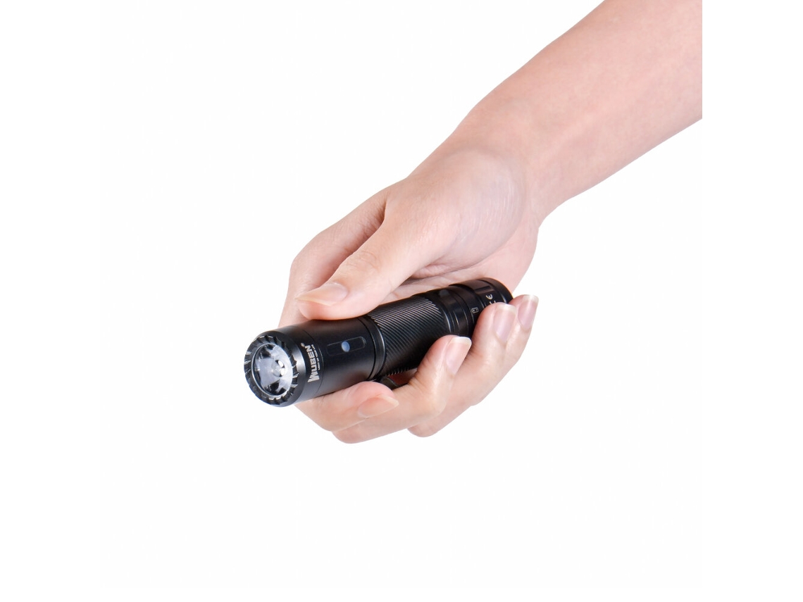 Black-wuben C3 1200lm Mini Lanterna Recarregável De Alta Potência Com Bateria 18650 Lanterna Compacta À Prova De Água Para Campismo Edc Autoproteção L