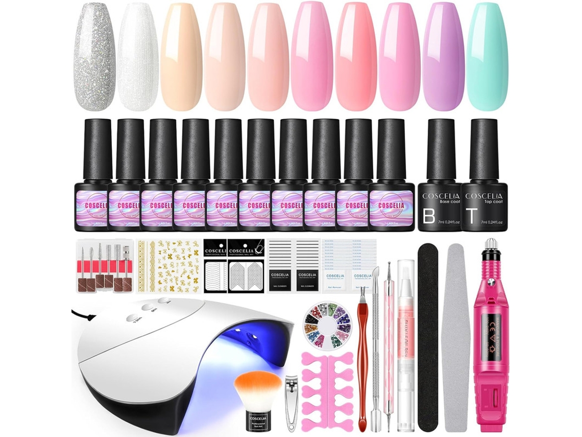 Secador De Unhas Uv/led, Lâmpada Uv Profissional Portátil Para Unhas, Lâmpada De Polimerização Para Nail Art