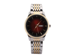 Relógio de Pulso Masculino Fashion Impermeável Quartzo Estilo Simples com Duplo Calendário