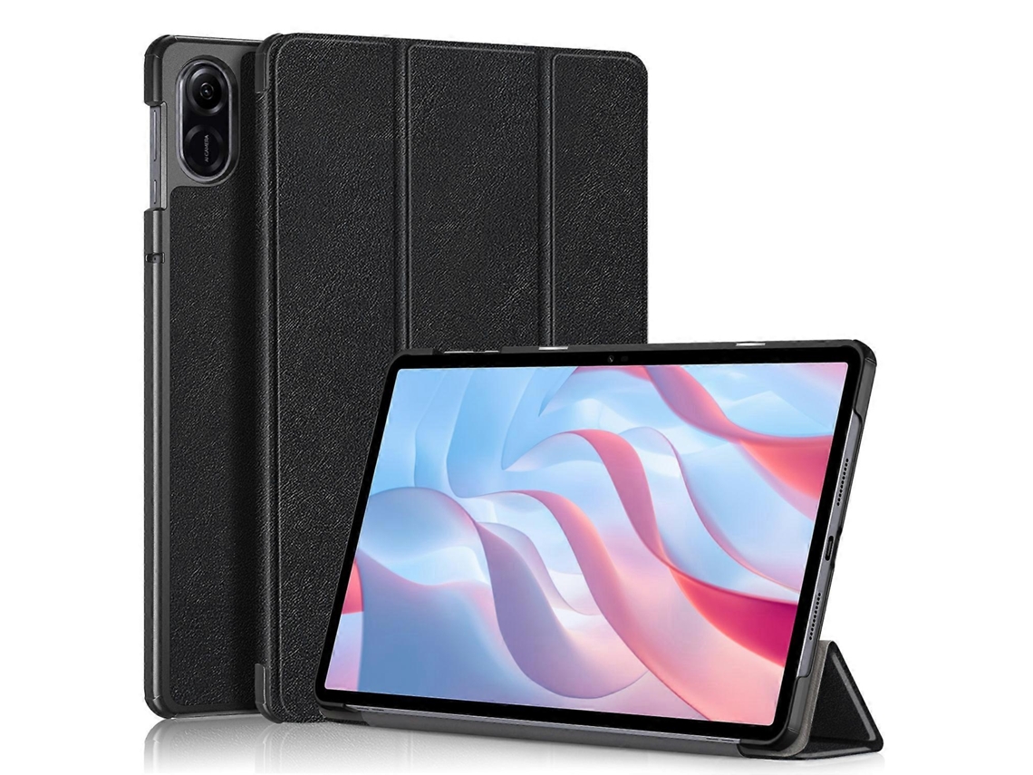 Capa de couro 3 dobras Webake Custer Pure Color para tablet