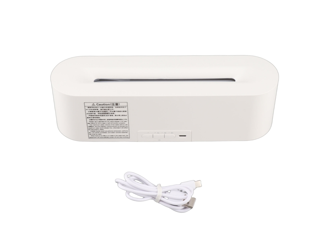 Laxiscreed Umidificador Com Difusor De Aromaterapia, Luz Colorida E Chama Simulada Para Ambientes Relaxantes