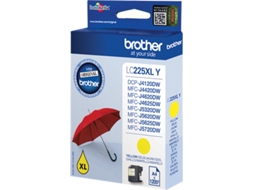 Tinteiro BROTHER LC225XL Amarelo (LC225XLYBP) — Amarelo | XL