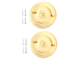 2 Ganchos de Teto para Lustre Acessórios de Iluminação DIY Dourado | S/MARCA
