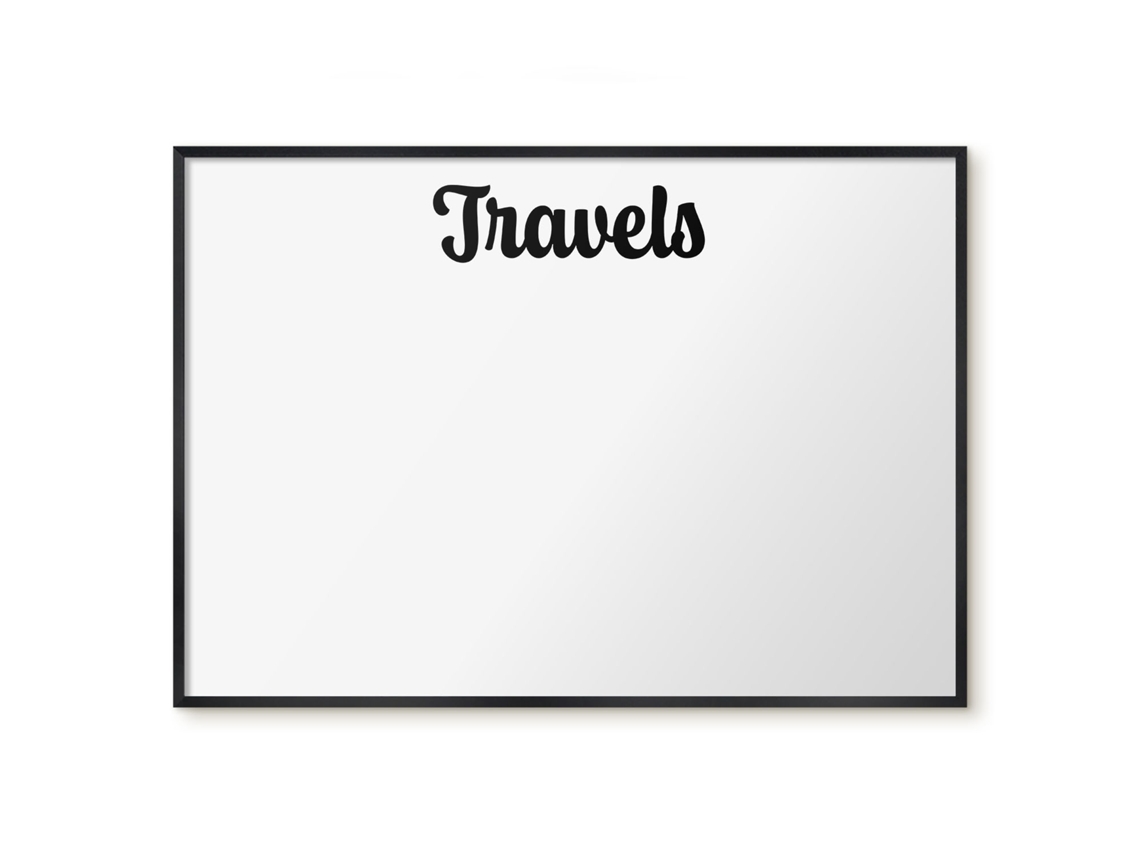 Magnetic Board For Wall Travels For The Bedroom Espelharte (100x70 Cm)