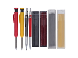 Set De Lápis Mecânico Para Carpinteiros Com 40 Recargas - Ferramenta De Carpintaria Para Buracos Profundos
