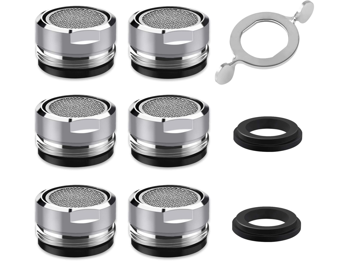 Kit Arejador Torneira M24 Aço Inox Filtro com Chave ZYBLSSBB