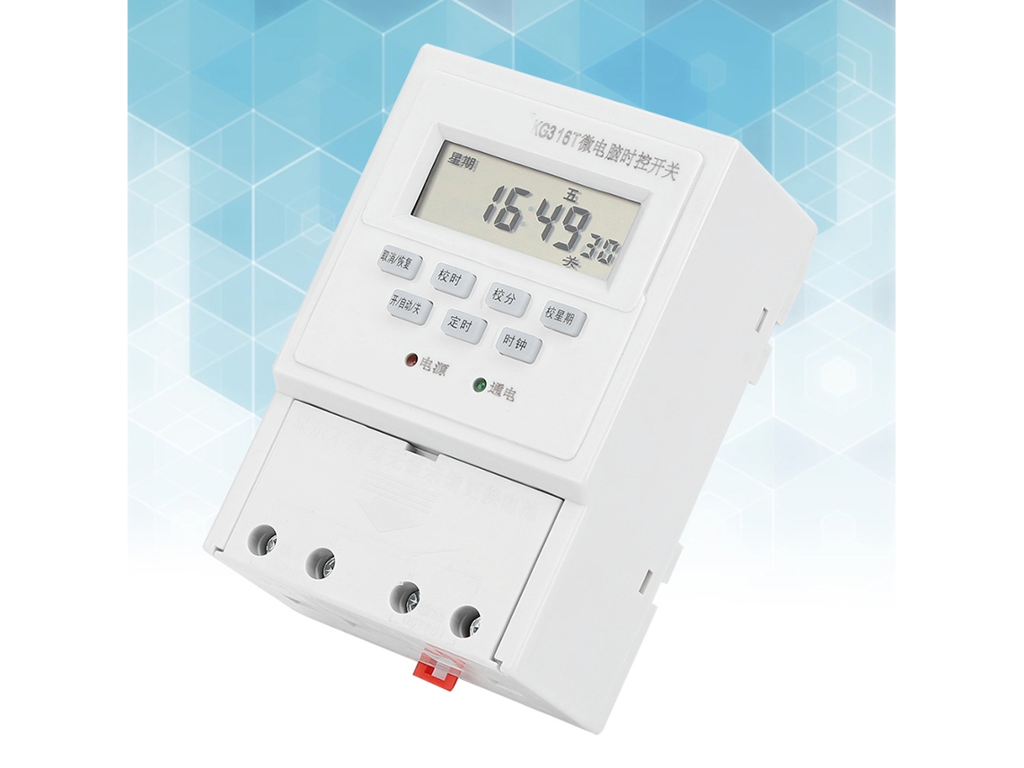 Controle de temperatura digital programável Kg316t com intervalo de 1 min a 168 h