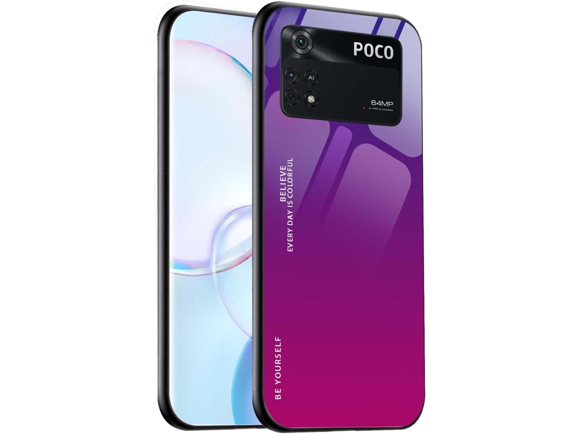 Capa Protetora Gradiente Antiriscos para Xiaomi Xiaomi Poco M4 Pro 4G HONGWE. Anti-Choque