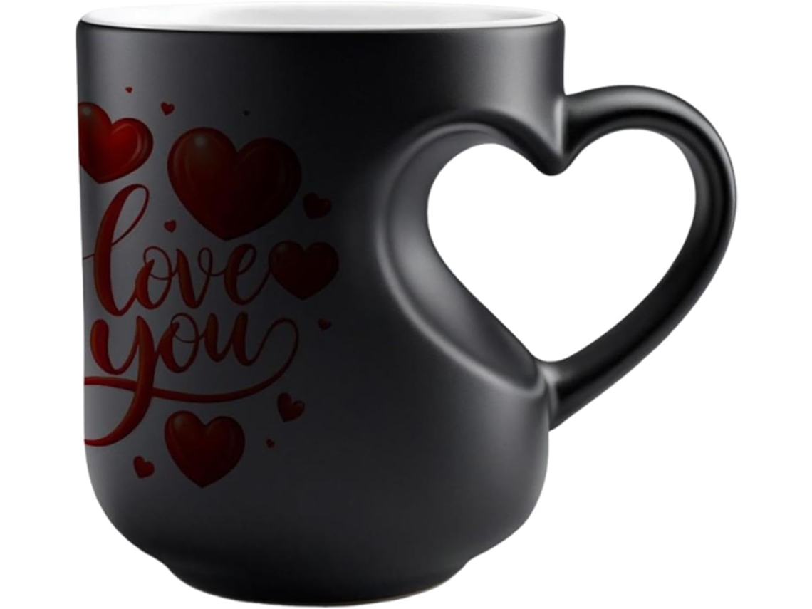 Caneca Que Muda De Cor - Antiderrapante - Esteticamente Agradável