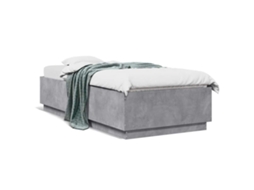 Estrutura de Cama Derivados de Madeira Cinza Sonoma MAISON EXCLUSIVE 100x200 cm