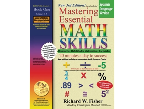 Livro Mastering Essential Math Skills Book 1, Spanish Language Version De Richard W Fisher (espanhol)
