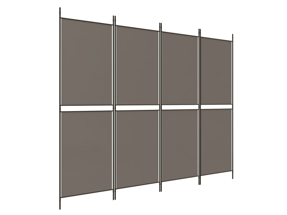 Room Divider, Room Dividers Vidaxl Antracite Tecido (200 X 200 Cm)