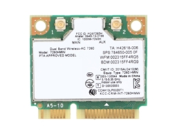 Placa De Rede 867mbps Dual Band 2.4g/5g Mini Pcie Adaptador Sem Fio 802.11a/b/g/n/ac