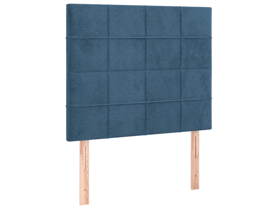 Cabeceira Azul Escuro 80x5x118/128 Cm Veludo MAISON EXCLUSIVE