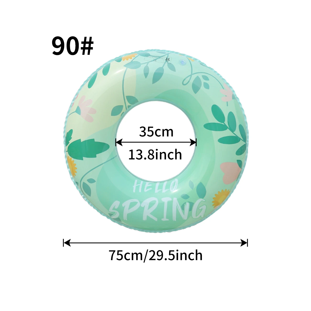 (verde Nº 90) Boia Inflável Para Piscina Infantil, Boia De Natação, Brinquedo Flutuante De Verão