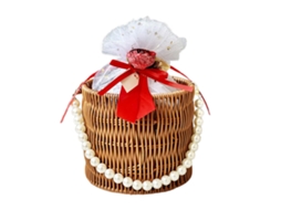 Laxiscreed Cesta De Meleira Em Rattan Ideal Para Presentes