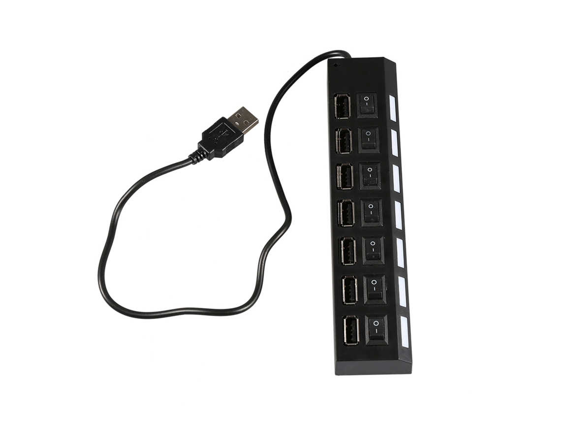 Hub 7 Portas com Switch LAXISCREED